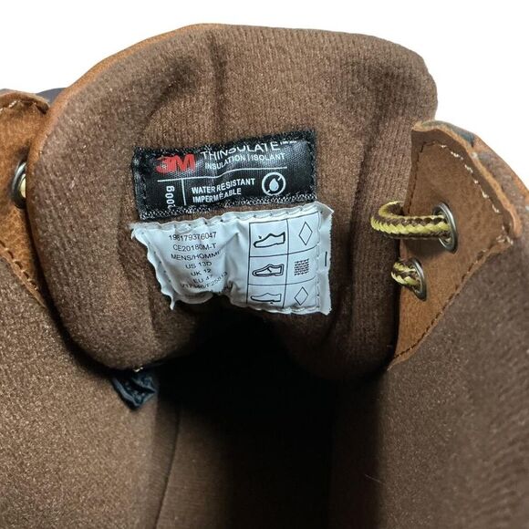 Lands End Haze Duck Boots Mens 13 Brown Water Resistant 3M Thinsulate Insulation main image 5